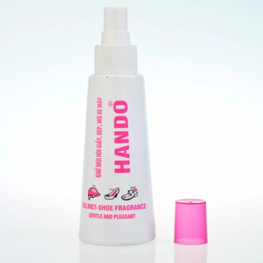 Combo 2 Chai xịt Khử Mùi Hôi Giầy Dép Mũ Bảo Hiểm Hando 120ml