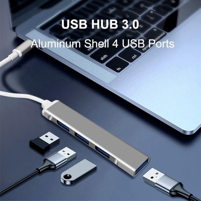 Hub Chia 4 Cổng USB Type C 2.0 3.0 Tốc Độ Cao Cho Lenovo HUAWEI Xiaomi laptop