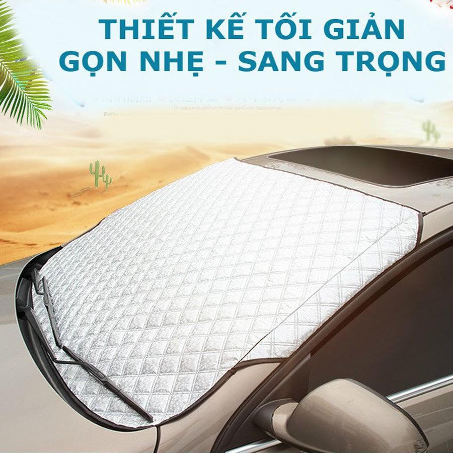 Ô che nắng kính trước xe ô tô, Rèm dù che nắng kính lái xe hơi bảo vệ nội thất ô tô chống nắng, chống tia UV hiệu quả