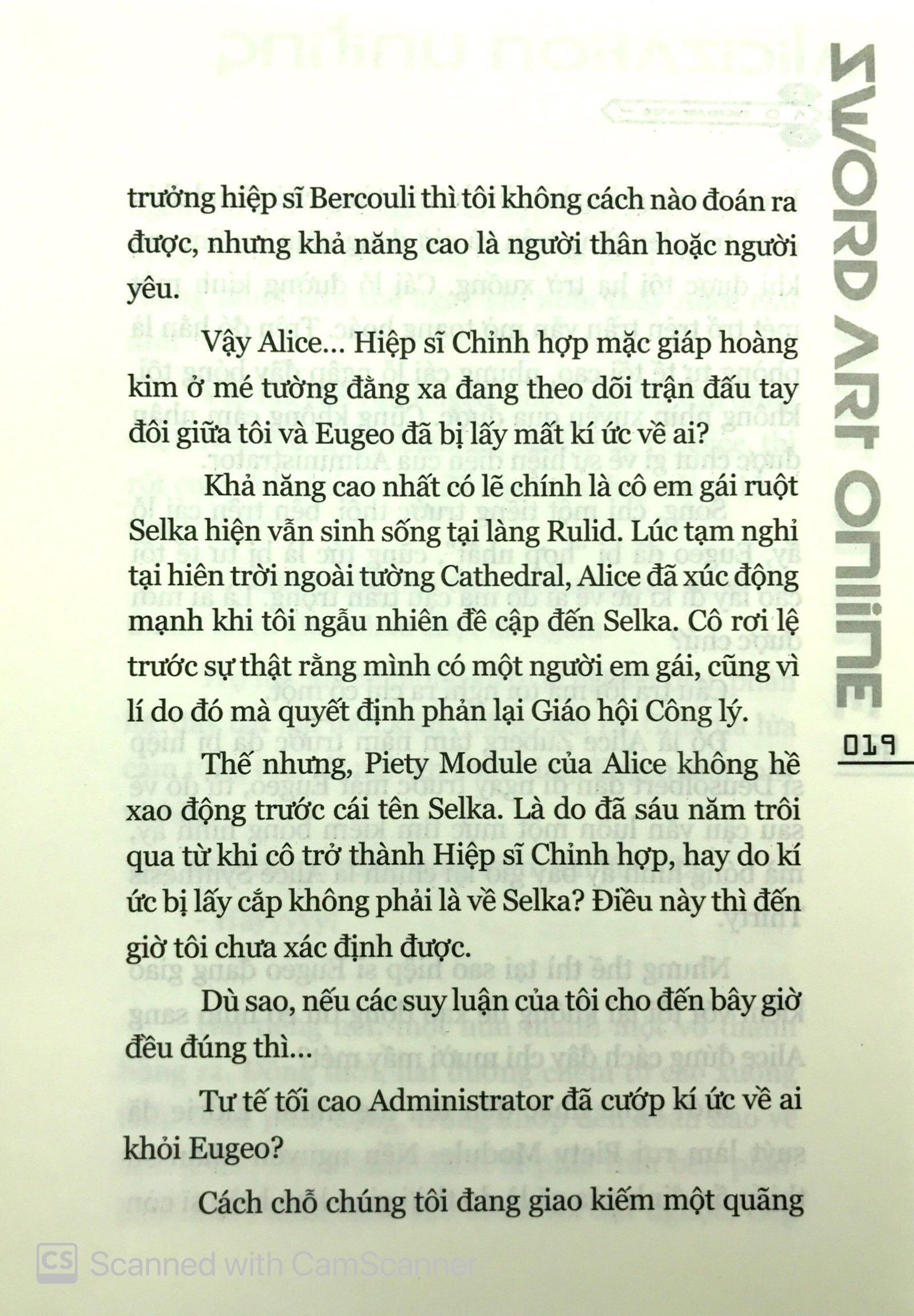 Sách Sword Art Online 014