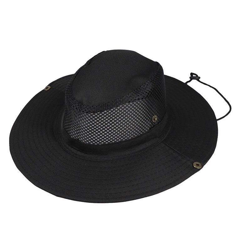 Summer Breathable Mesh Fishing Caps Unisex Outdoor UV Protection Sun Cap Hiking Camping Travel Fishing Hat