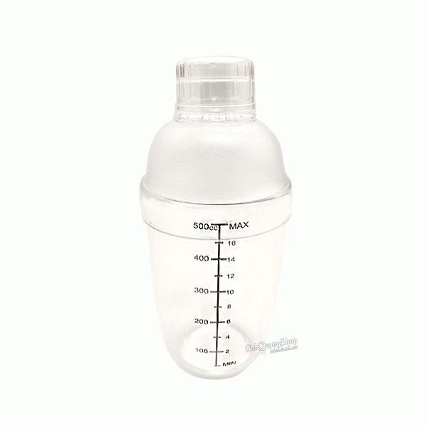 Bình lắc pha chế nhựa Cocktail Shaker 500ml
