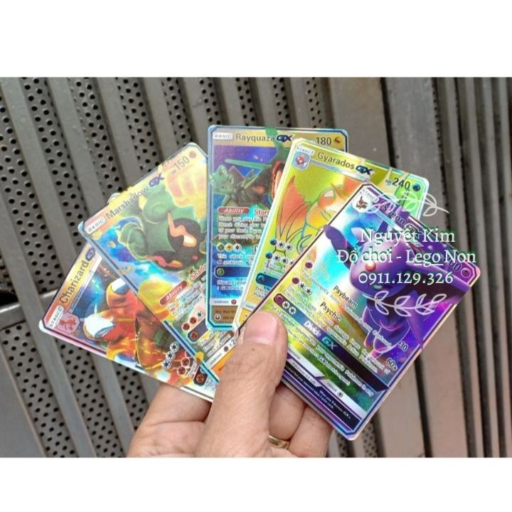 Hộp 32 Túi Thẻ Bài Pokemon VIP 2022 - Hộp 160 Thẻ Bài PokeMon Loại Đẹp In Lấp Lánh