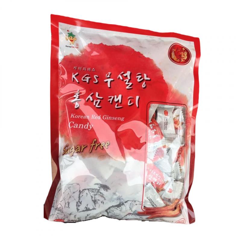 Kẹo Hồng Sâm Không Đường Sugar Free KGS Hàn Quốc (gói 300g)