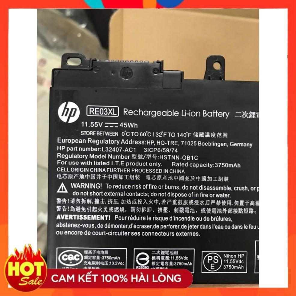 Pin Xịn Dùng Cho HP ProBook 450 440 430 G6 RE03XL Original