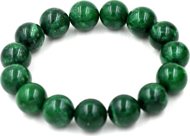 Vòng đeo tay chuỗi hạt đá cẩm thạch Đông ninh 14 ly 15 hạt