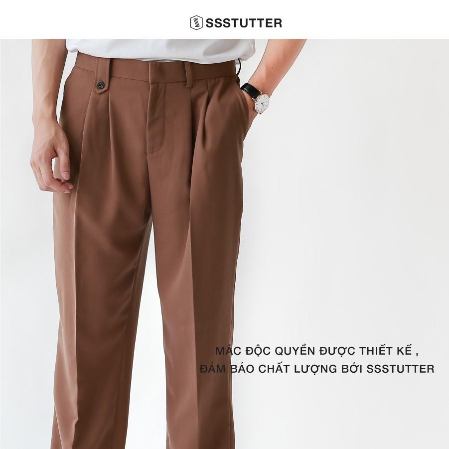 Quần dài Nam form rộng rãi thoải mái SSSTUTTER vải cao cấp thoải mái dễ chịu 3 màu Med Pants