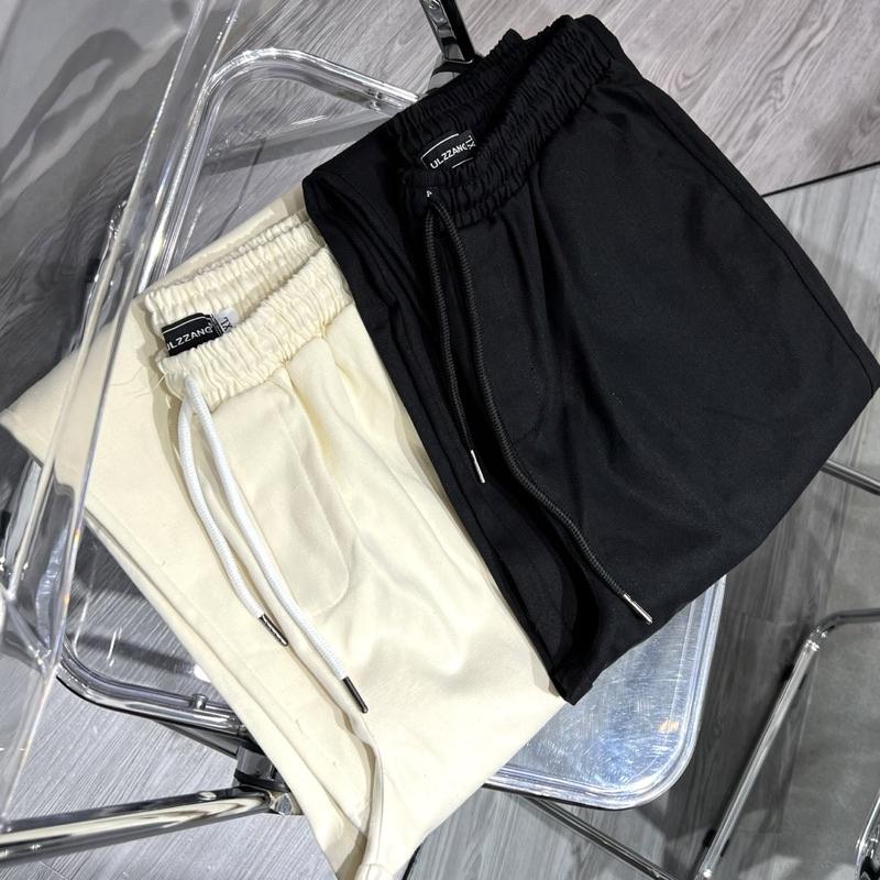 Quần kaki ống rộng dáng suông - kiểu quần trơn kaki basic Ulzzang