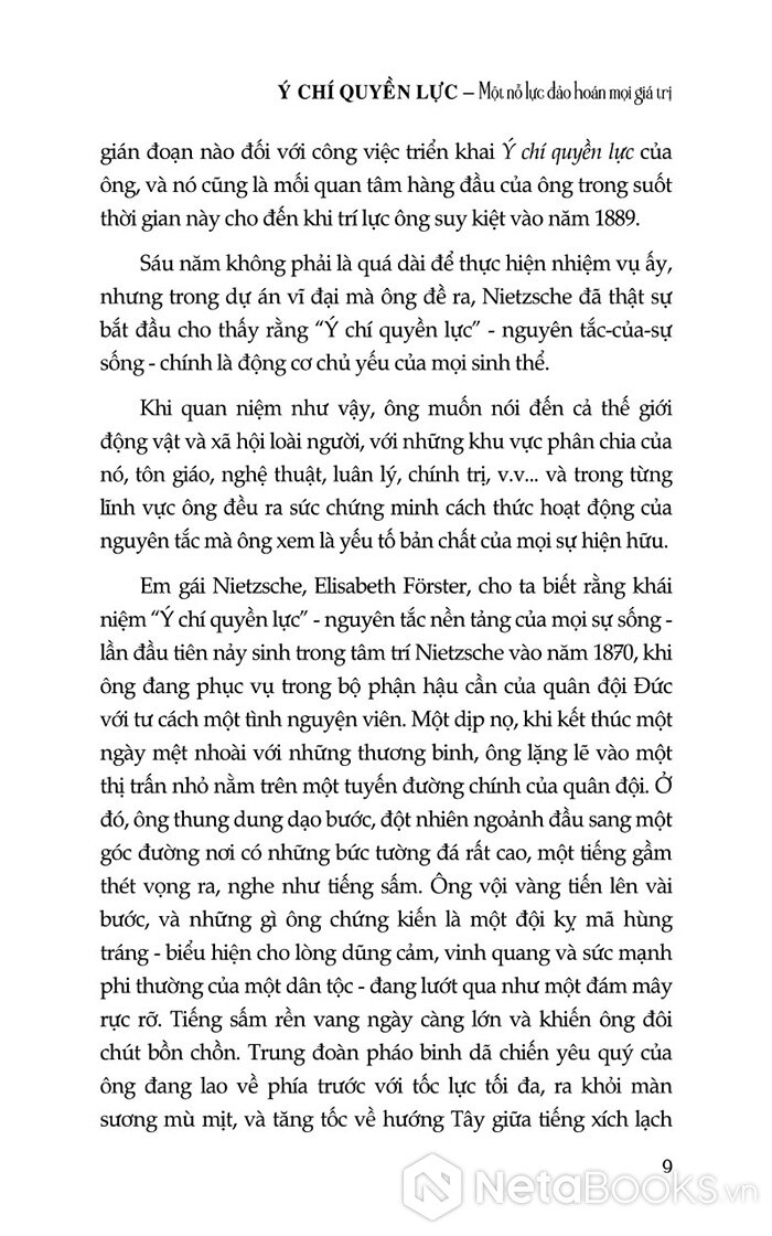 Ý Chí Quyền Lực - Một Nỗ Lực Đảo Hoán Mọi Giá Trị (Tập 1) (Bìa Cứng)
