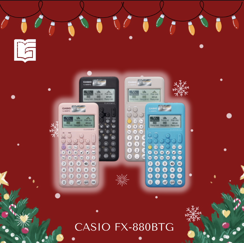 Máy Tính CASIO FX-880BTG - Màu Xám