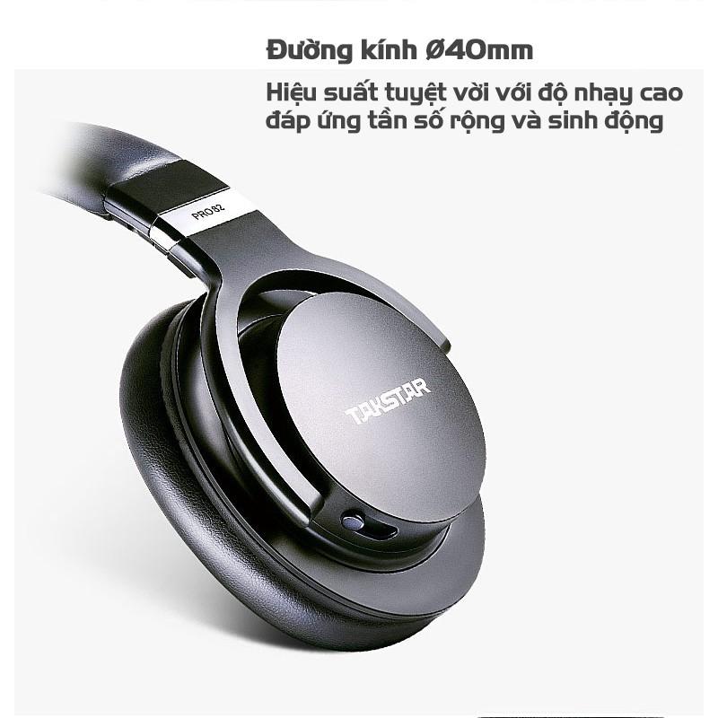 TAKSTAR PRO 82 - Tai nghe kiểm âm cao cấp, tai nghe gaming, tai nghe cho phòng thu, hàng chính hãng