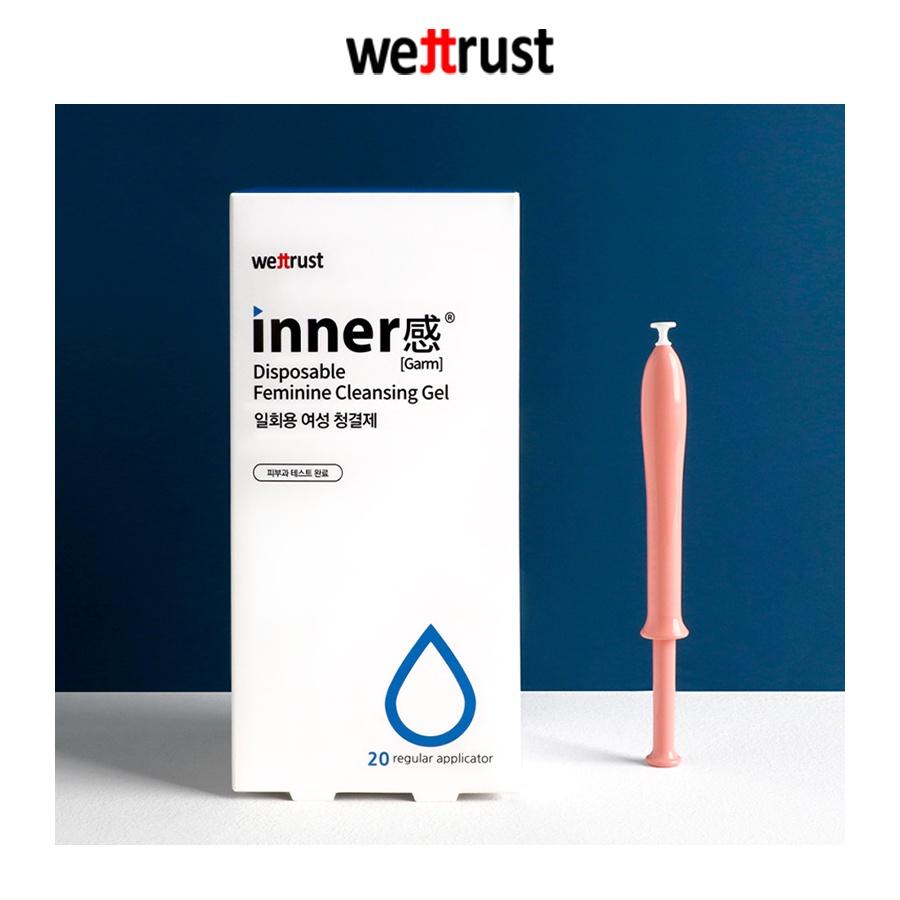 Innergel Vệ Sinh Vùng Kín Dạng Gel WETTRUST INNER GARM Disposable Feminine Cleansing Gel x 10 Ống