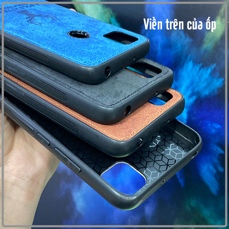 Ốp lưng cho Xiaomi Redmi 9C giả da con hươu DEER - Nhựa dẻo TPU