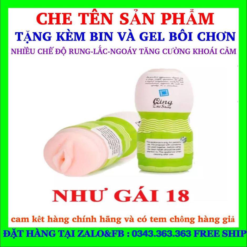 NGON NGON spA7 âm dương chơi đồ sảng khoái huyệt đạo đồ vật giả chất liệu silicon mềm mịn có nhiều chế độ rung thụt cho nam nữ giới chạy tự động