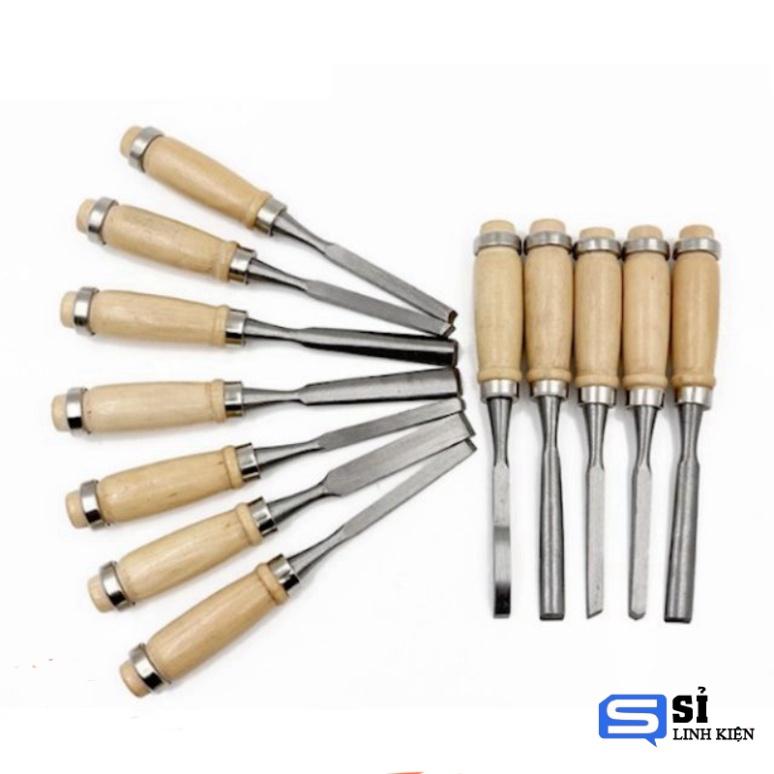 Bộ 12 mũi dao đục khắc gỗ mỹ nghệ