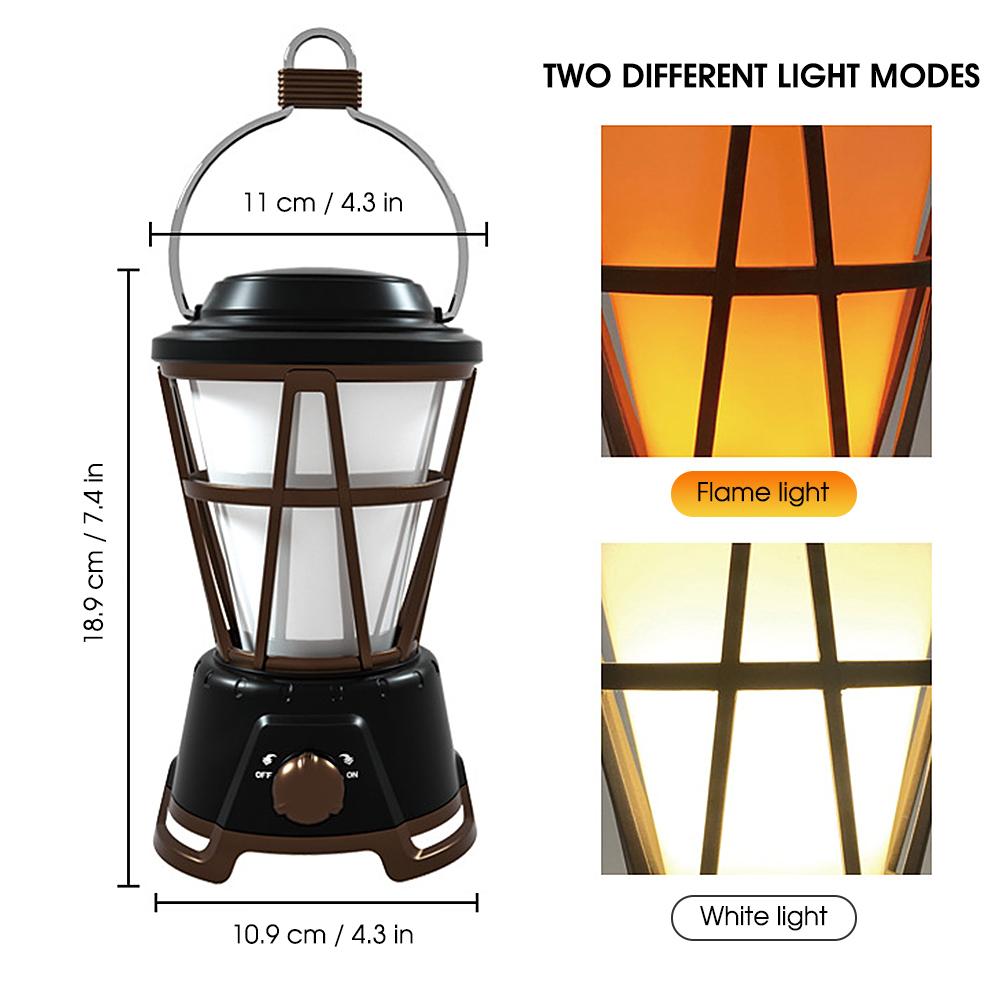 Đèn LED năng lượng mặt trời kiểu dáng cổ điển cầm tay để dọc hành lang vườn, chiếu sáng