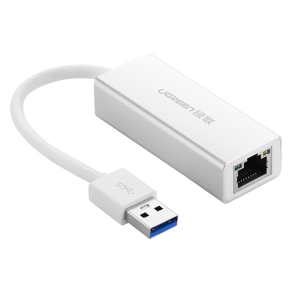 USB 3.0 to Lan ,hỗ trợ chuẩn gigabit vỏ hợp kim Ugreen 20258-Hàng Chính Hãng