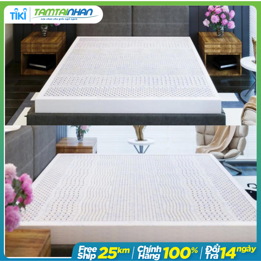 Nệm cao su Kim Cương COOLUX - 7’Zone Gel làm mát 180x200x10cm