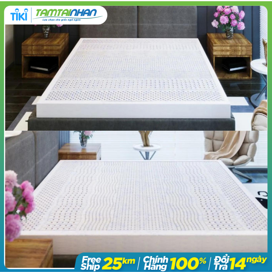 Nệm cao su Kim Cương COOLUX - 7’Zone Gel làm mát 150x200x15cm