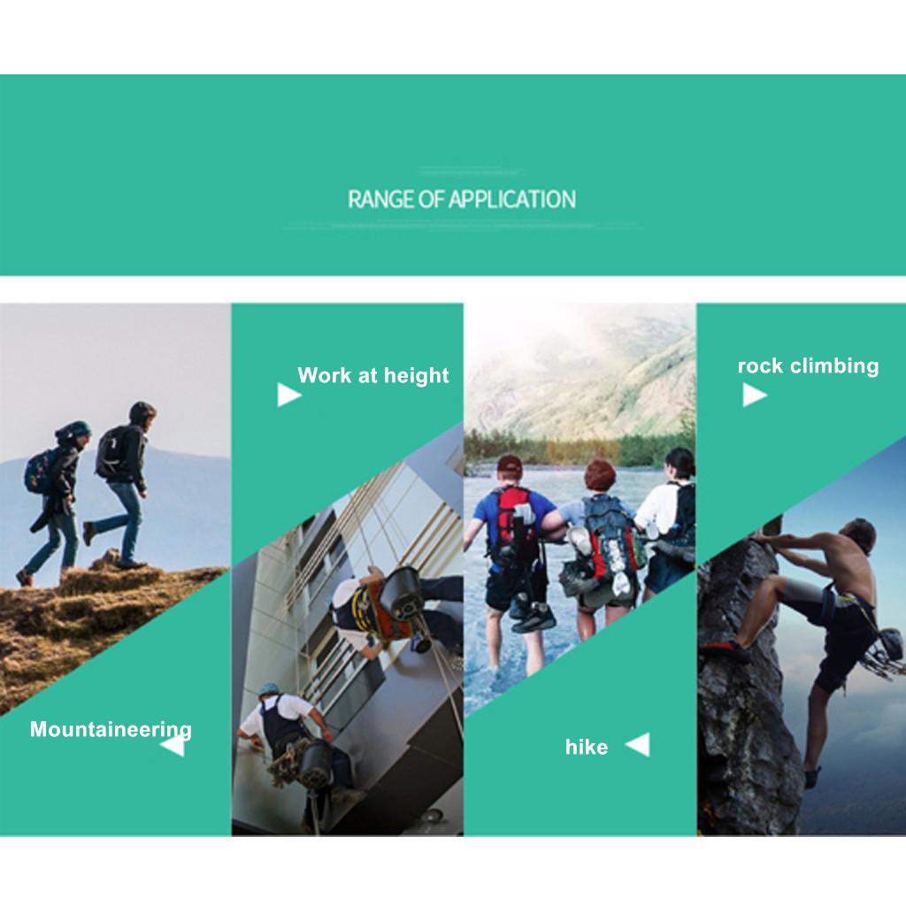 3x10Pcs/set D Shaped Aluminum Alloy Climbing Buckle Key Carabiner Clips Tool