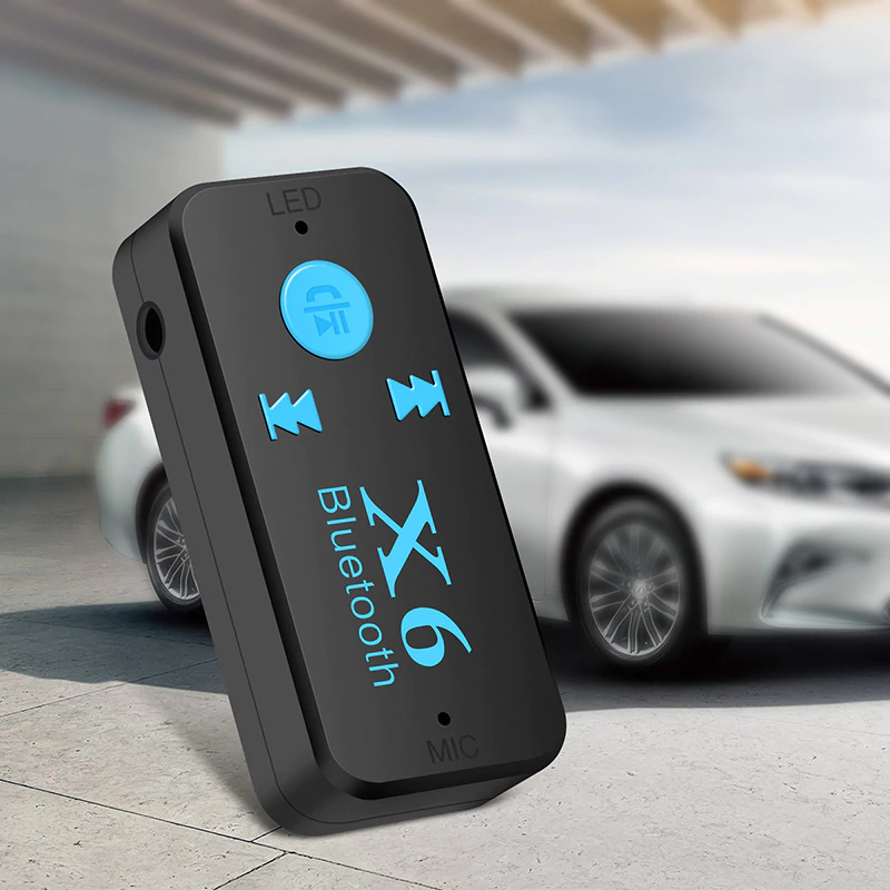 ROGTZ Bộ Kết Nối Âm Thanh Xe Ô Tô Bluetooth Car X6 - Hàng Nhập Khẩu
