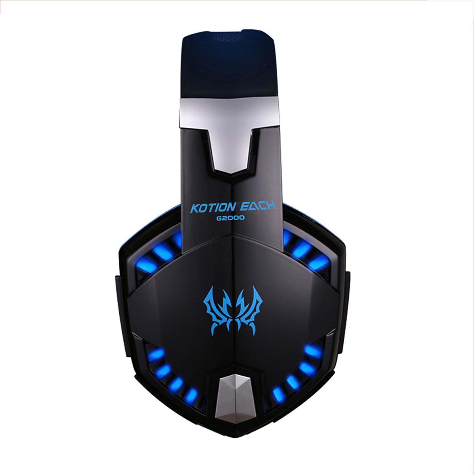 Tai nghe chơi game EACH G2000 Over-ear với Mic Stereo Bass Đèn LED cho PC