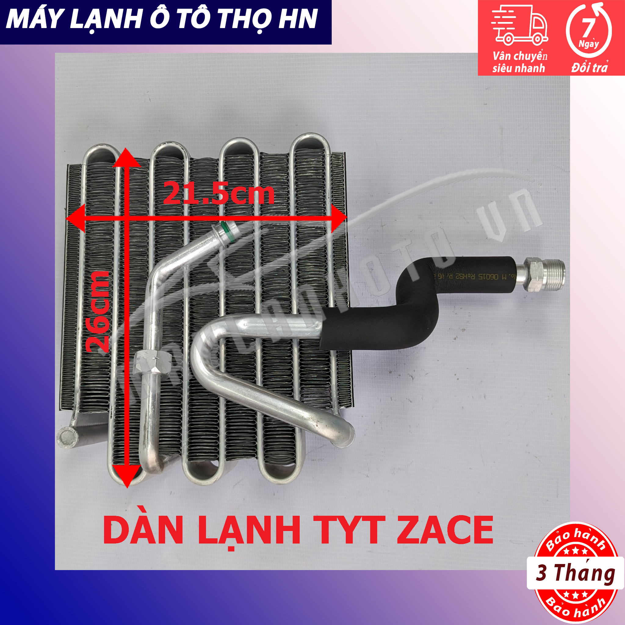 Dàn (giàn) lạnh Toyota Zace Hàng xịn Thái Lan (hàng chính hãng nhập khẩu trực tiếp)