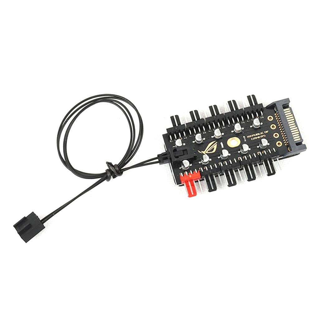 Bo mạch chủ 1 đến 10pin quạt 4 pin PWM FAN COOLER HUB TIẾP THEO ME