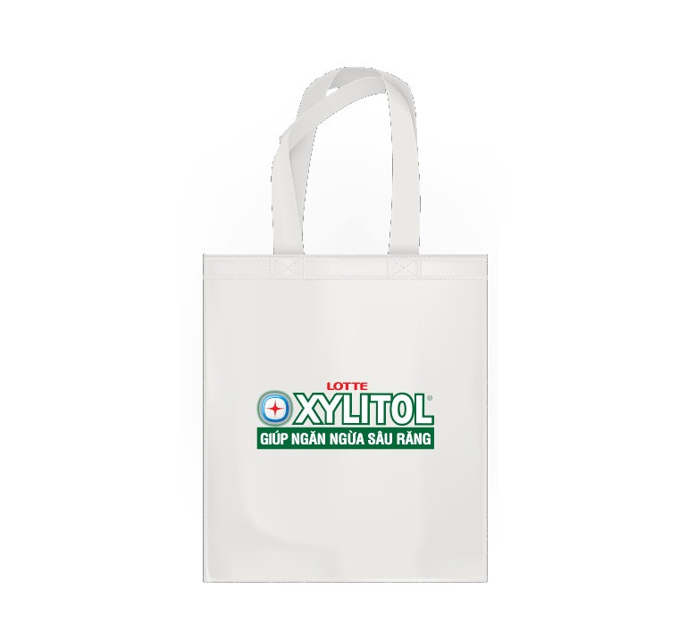 [Quà tặng không bán] Túi vải Canvas LOTTE XYLITOL - Smile to Smile Project