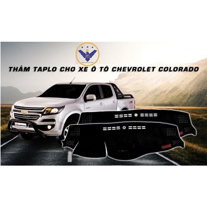 Thảm taplo Colorado, Thảm taplo chất liệu nhung hoặc da chống nóng cao cấp xe Chevrolet Colorado