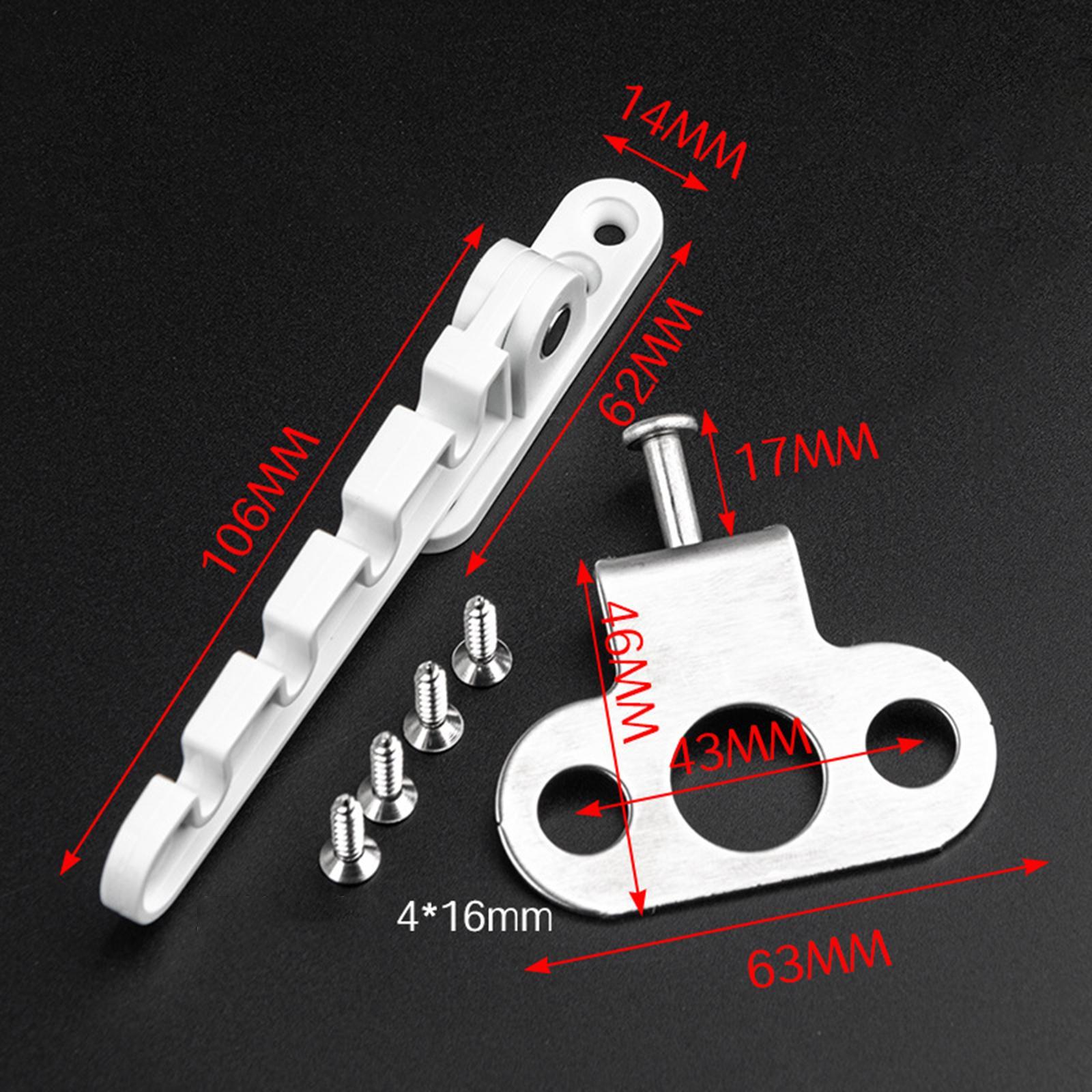 Childproof Window Restrictor, Child Safety Window Stopper, 4 Gear against Easy to Install and Use Window Lock for Dormitory Home