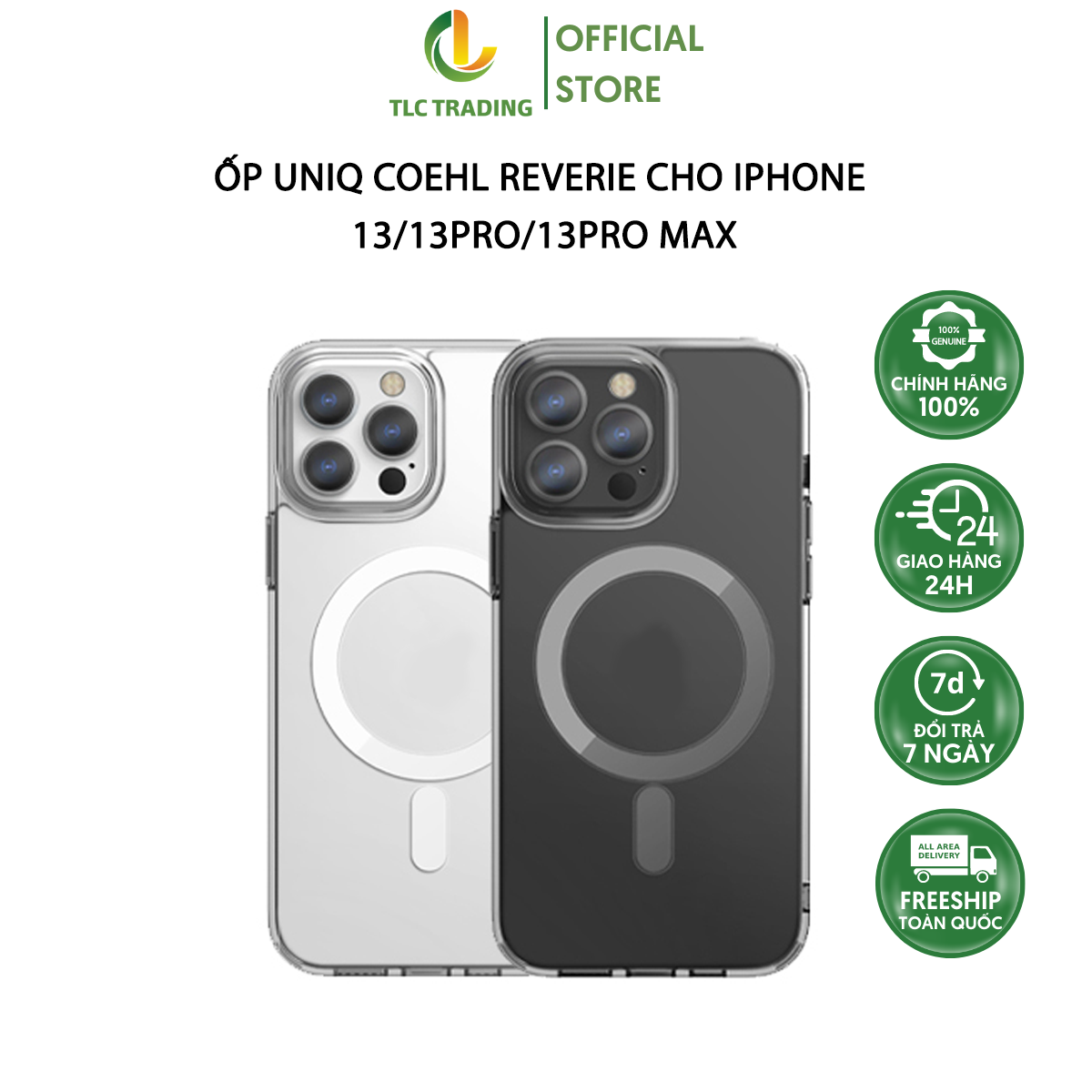 Ốp lưng cho iPhone 13/13 Pro/13pro max UNIQ Hybrid LifePro Xtreme Mag-Safe -hàng chính hãng
