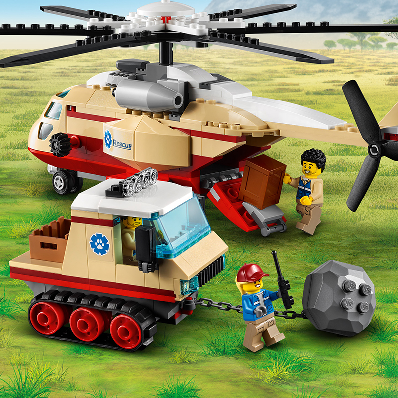 Đồ Chơi LEGO Biệt Đội Cứu Hộ Động Vật Hoang Dã 60302