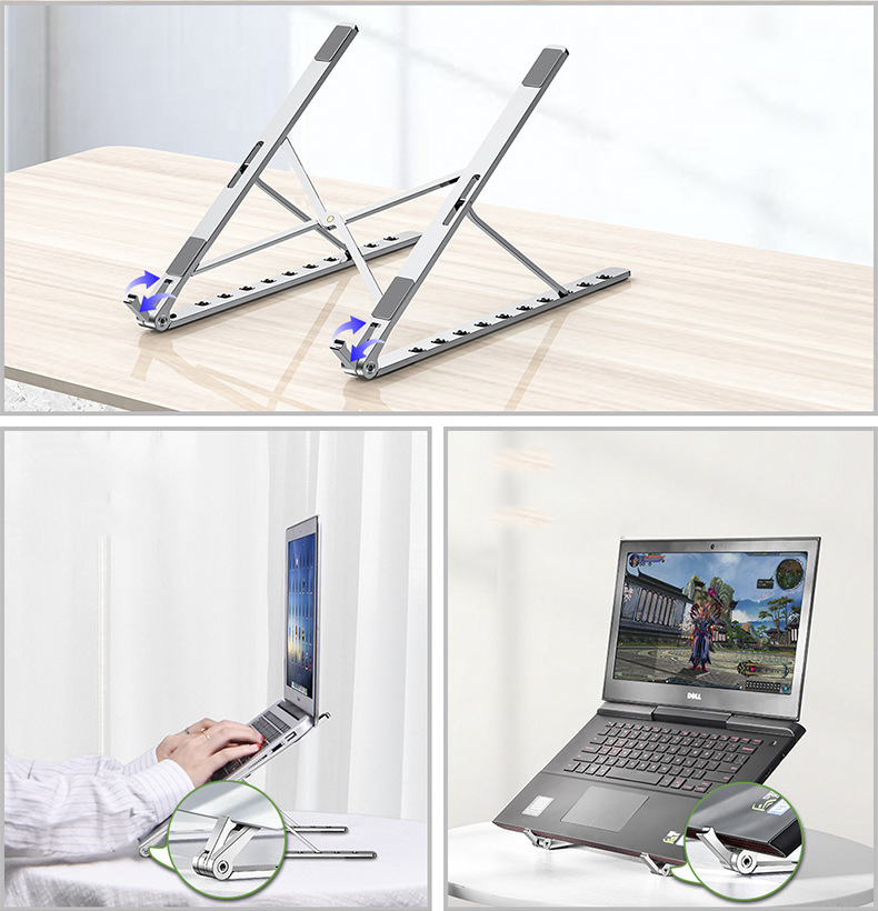 Giá đỡ rảnh tay cho Laptop, máy tính bảng, thiết bị di động, đọc sách chống mỏi mắt, chống mỏi tay, chống gù lưng siêu nhỏ gọn vô cùng tiện lợi, Phụ kiện Macbook, đế tản nhiệt