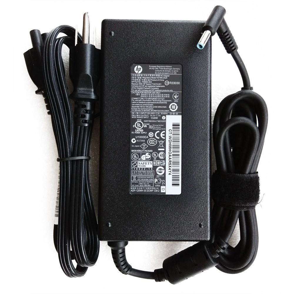 (ADAPTER) SẠC LAPTOP DÀNH CHO HP 19.5V-7.7A (150W) Slim (Kim nhỏ) kích thước đầu ghim 4.5 x 3.0 mm