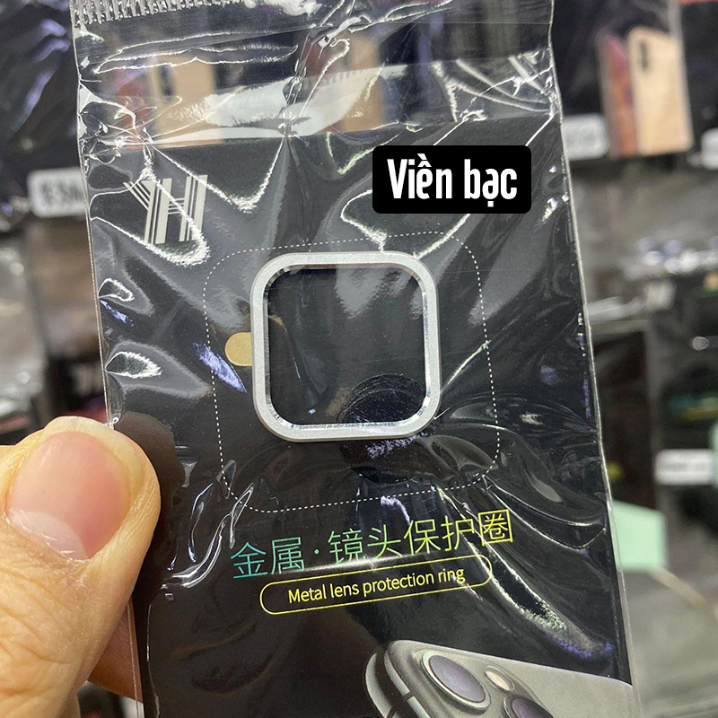 Khung viền Nhôm Camera Xiaomi Redmi Note 9S - Redmi Note 9 Pro