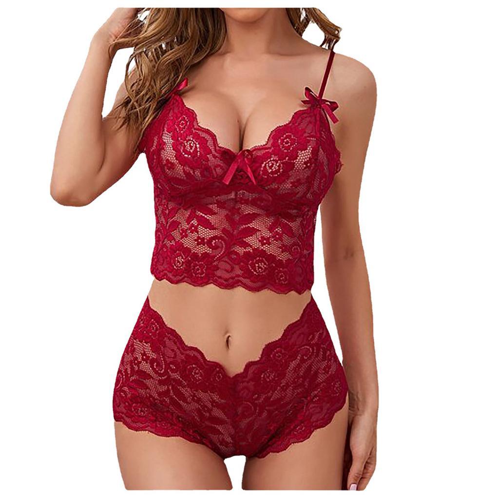 Women and Panties Set Strappy Underwear
