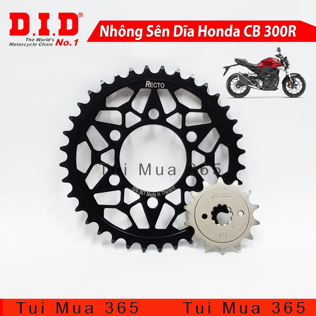 NHÔNG SÊN DĨA HONDA CB300R RECTO - SÊN DID 520 O-RING