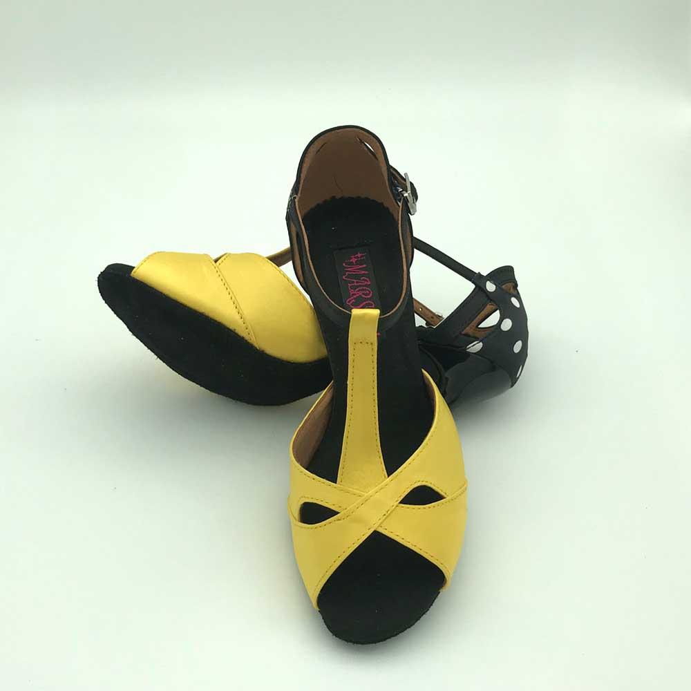 Phòng khiêu vũ thời trang Salsa Latin Dance giày cho phụ nữ tango Shoe Size: 7.5
