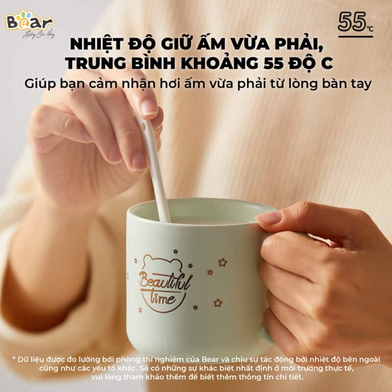 Đế hâm nóng đồ uống Bear DRBD-C16J5. Hàng chính hãng