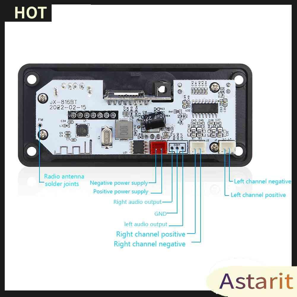 Bản Mạch Giải Mã Máy MP3 12V Bluetooth 5.0 2 X 40W 80W Chuyên Dụng Cho Xe Hơi