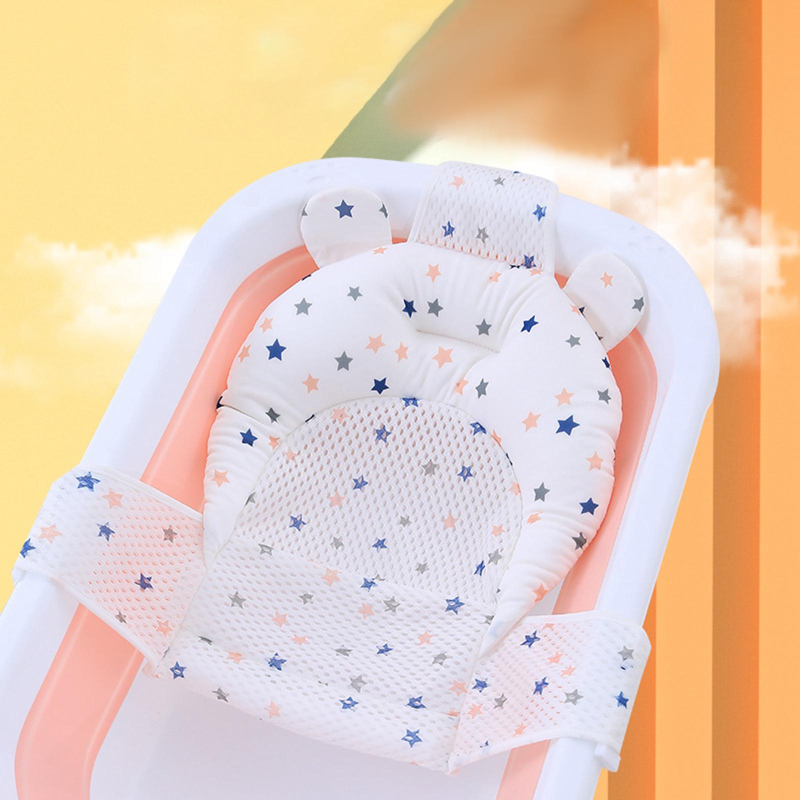 Baby Bath Cushion Pad Infant Bath Support Seat Baby Shower Mat for