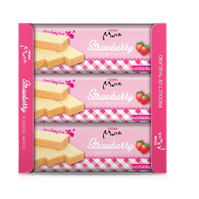 Bánh Kem Xốp Hương Dâu VEDAN MORE 360g