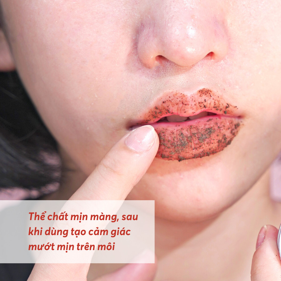 Tẩy da chết môi Lip Scrub Môi Hồng Giảm Thâm Dưỡng Ẩm Cho Môi Cỏ Mềm 18g