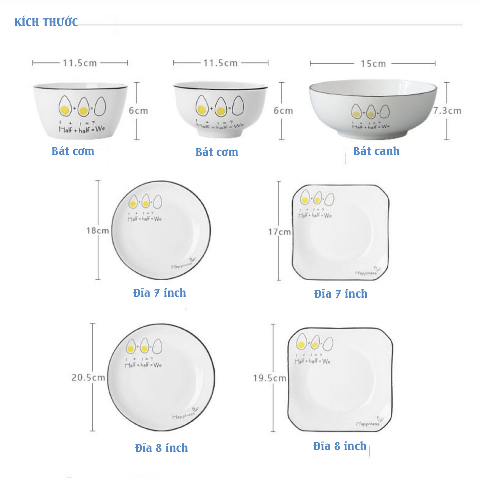 Bộ bát đĩa cao cấp cho 4 người ăn - Gồm 18 món họa tiết trẻ trung - Mang lại sự sang trọng và tiện nghi GS07