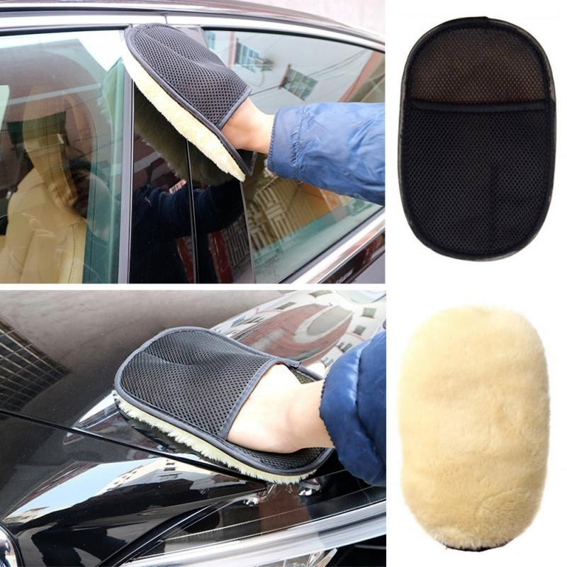 Gang tay lông cừu Kiotool rửa xe lau xe đánh bóng ô tô xe máy chuyên dụng