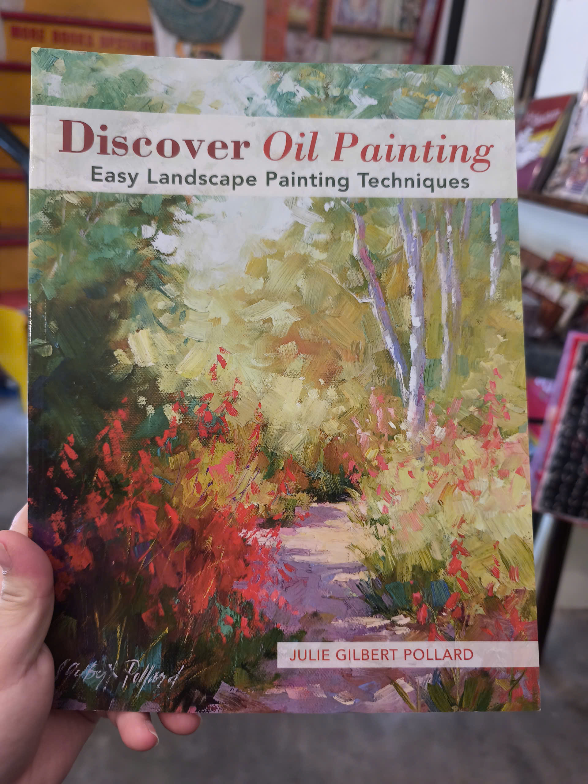 Sách - Discover Oil Painting: Easy Landscape Painting Techniques | Art / Nghệ thuật / Nhập khẩu UK