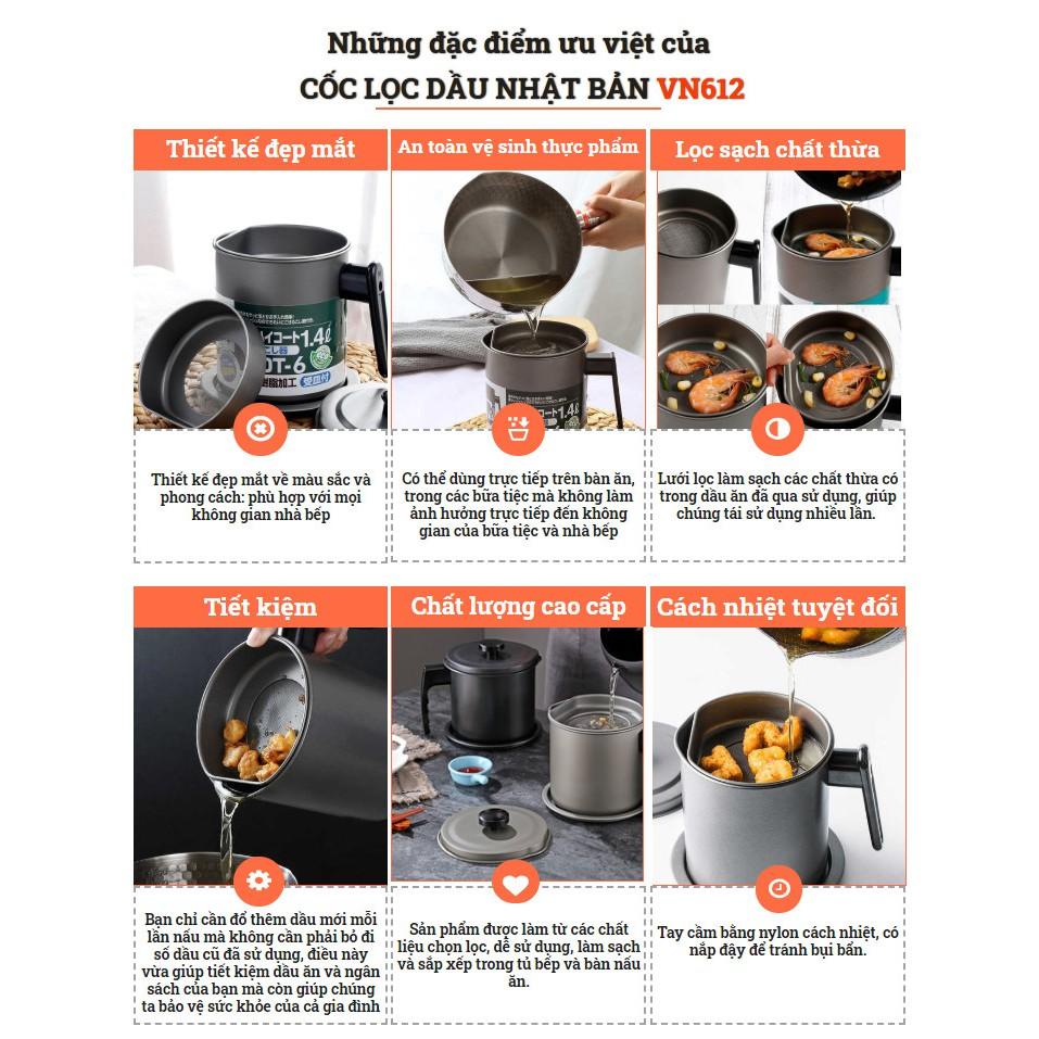 BÌNH ĐỰNG LỌC DẦU NHẬT BẢN VN612 - AsiaMart