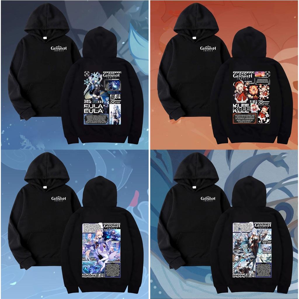 SALE- Áo Hoodie in hình Genshin Impact game chibi độc đẹp giá rẻ