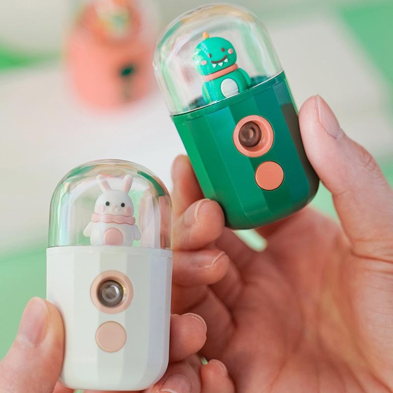 Thiết Bị Phun Sương Dưỡng Ẩm Thiết Kế Hoạt Hình Nhỏ Gọn Có Sạc Ub